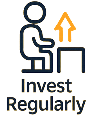 Graph showing consistent investment growth